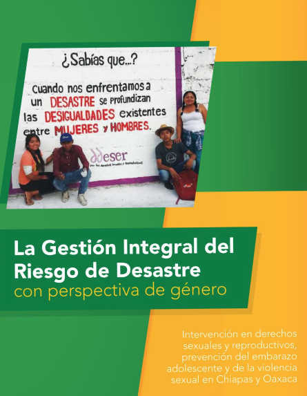 La Gestión Integral del Riesgo de Desastre con perspectiva de género